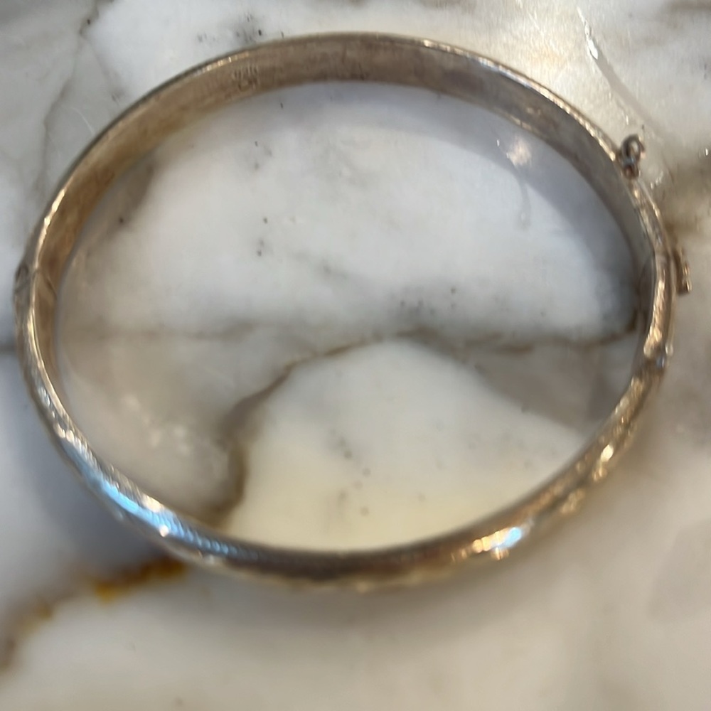 Five Miscellaneous Silver Bracelets - image 5